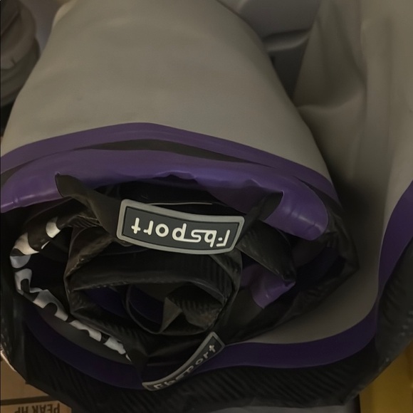 Purple and Gray  Inflatable Mat - Picture 1 of 1